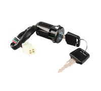 Cerradura Interruptor Llave Encendido para Suzuki 50cc-250cc Quad 4 Wheeler ATV Interruptor Encendido Pit Bike Motocicleta Interruptor Cable Cerraduras Puerta 2 Llaves(4 Wires Female Plug)