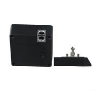 Cerradura invisible para armario, cerradura electrónica sin llave, tarjeta 3 en 1, NFC TTlock APP para cajones, muebles, puertas de madera, ABS, negro (ttlock)