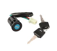 Cerradura Llave Encendido Para 50cc-150cc Quad 4 Wheeler ATV Interruptor De Encendido Interruptor Arranque Cable Motocicleta Cerraduras Puerta 2 Llaves(4 Wires Female Plug)