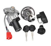Cerradura Llave Encendido Para XVS125 XVS250 XVS400 XVS650 XVS1100 Para V-star Interruptor Arrastre Tapa Combustible Llave Bloqueo Asiento Interruptor Encendido