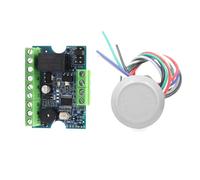 Cerradura Magnética, Controlador de acceso de 12V con de entrada de puerta de bloqueo magnético, memoria táctil, lector de tarjetas RFID Wiegand, tablero de Control de acceso(Kit-4 13.56Mhz)