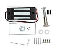 Cerradura Magnética, DC12V 60KG Cerradura Electromagnética Mini Cerradura de puerta magnética eléctrica armario Maglocks Kit de de Control de acceso a prueba de fallos