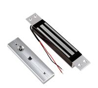 Cerradura magnética eléctrica integrada de 180KG/350lbs, Cerraduras electromagnéticas DC12V, Bloqueo control acceso electrónico for intercomunicación para Seguridad Eléctrica