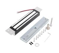 cerradura magnética eléctrica, NC, 280 kg - Seguridad máxima, aluminio anodizado, para puertas de madera, cristal y metal