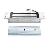 Cerradura magnética eléctrica para puerta de montaje empotrado, 500 kg, fuerza de sujeción de 500 kg, impermeable, 12 V CC, seguro para sistema de acceso a la puerta