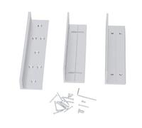 Cerradura magnética eléctrica, Soporte Z L, Fuerza de retención de 180KG, Juego de Soporte de Cerradura electromagnética de aleación de Aluminio de 168mm para Puerta Interior