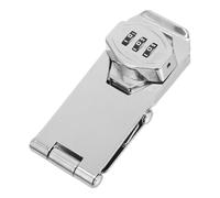 Cerradura Mecánica de Combinación para Gabinete, Código 3 dígitos | Aleación de Zinc, Color Plata, Instalación Rápida, para Armarios y Uso en Trabajo