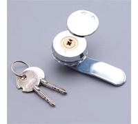 Cerradura mecánica for puerta de gabinete, buzón, cajón, leva de aleación de zinc con llave, apertura de tapa giratoria, 1 unidad