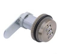 Cerradura mecánica para cajones con combinación sin llave, adecuada para armarios, cajones de archivos y cajas fuertes con acceso seguro al código de usuario (cobre)