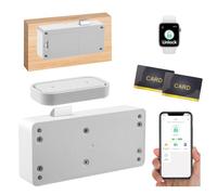 Cerradura NFC, cerradura RFID para armario, cerradura electrónica para cajones, cerradura inteligente para muebles con aplicación Bluetooth, bloqueo oculto para niños, cerradura de armario, cerradura