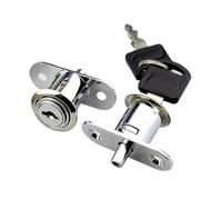 Cerradura para armarios, Cerraduras for gabinetes de buzones, paquete 6 pestillos perno puerta con lengüeta cilindro leva 23-32 mm aleación llave(32mm)