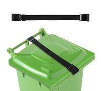 Cerradura para Bote de Basura para Animales, Elástica Correa Ajustable para Bote de Basura Correa para Tapa de Bote de Basura para Exteriores Mapache Evita que se Vuelque