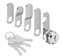 Cerradura para buzón LACHT de 16 mm con 5 hojas de bloqueo diferentes, cerradura de palanca para puertas de armarios, buzones y muebles.