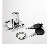 Cerradura para cajón de 22 mm/32 mm, cerradura de puerta de cristal con cerradura de seguridad