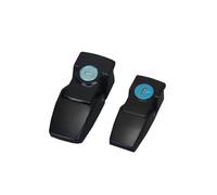 Cerradura para cajones Cerradura de hebilla oculta for gabinete DK604 con llave o sin llave, aleación de zinc, acabado en cromo negro for caja de luz de distribución(DK604 2)