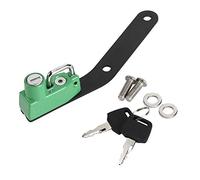 Cerradura para casco de motocicleta, antirrobo, aleación de aluminio de alta resistencia, duradera, a prueba de herrumbre, cerradura segura para casco para GSX R1000 R L7 2017 (Verde)