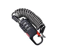 Cerradura Para Casco Moto - Aleación Zinc 6x2cm | Candado De Seguridad | Cable De Acero Antirrobo Para Motocicleta Bicicleta Scooter Y Exterior