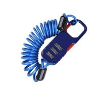 Cerradura Para Casco Moto - Aleación Zinc 6x2cm | Candado De Seguridad | Cable De Acero Antirrobo Para Motocicleta Bicicleta Scooter Y Exterior