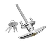 Cerradura para cubierta de camión, cerradura de puerta con cremallera | incluso si tienes una T-Tear, este candado con mango en T es fácil de reemplazar por Topper Accesorios Cerradura de puerta de