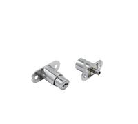 Cerradura para Puerta de Cristal Cerradura de émbolo vidrio | Cerradura de émbolo con llave for puertas correderas de vitrinas de cristal.(23.00mm)
