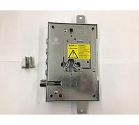 Cerradura para puertas blindadas SECUREMME serie 25 con cilindro europeo en forma de corazón, entrada de llave y manija de 63 mm a la izquierda, con 4 pestillos, D18, intereje de 28 mm
