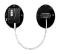 Cerradura para refrigerador, diseño combinado de cerradura para refrigerador a prueba de niños de 2 piezas para seguridad de cajones (FQ1 Black)