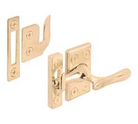 Cerradura para ventana abatible Prime-Line H 3553 con revestimiento de lat n (paquete individual)