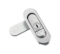 Cerradura plana de aleación de Zinc, equipo de maquinaria Industrial, caja, Cerradura for puerta de gabinete, tipo prensa de automatización, bloqueo de rebote, 1 Uds.