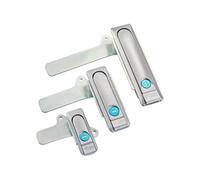 Cerradura plana tipo empuje, cerradura de rebote, equipo for maquinaria industrial, caja, gabinete, cerradura de puerta plana, 1 pieza(AB102-3-1)