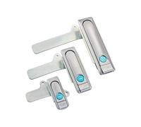 Cerradura plana tipo empuje for gabinete, cerradura de rebote, 1 unidad(AB102-1-1)