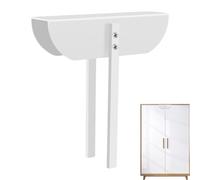 Cerradura plegable ajustable para puerta de armario, aluminio de 8.6 x 6.2 pulgadas, bloqueador de despensa, pestillo deslizante, puertas plegables a prueba de mantener a las mascotas fuera de áreas