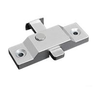 Cerradura plegable compacta para ventanas con estructura de acero inoxidable, adecuada para puertas correderas y paneles de vidrio con seguridad fiable (E)