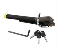 Cerradura plegable para volante de coche, candado seguridad antirrobo, práctico accesorio para del vehículo Barra Bloqueo Volante