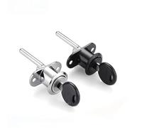 Cerradura portón aleación zinc cilindro leva llave triple cierre | Cerradura aleación zinc cilindro leva triple cierre. Disponible negro plateado para 16mm y 19mm.(Silver-19mm)