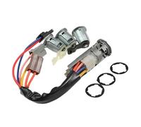 Cerradura Portón Trasero Para Peugeot Para Partner 9170G3 9170G3 252522 Juego De 3 Piezas LR Cilindro De Cerradura De Puerta Con 2 Llaves Coche Cerradura Maletero(5 pcs set)