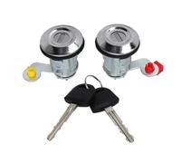 Cerradura Puerta Actuador Cilindro Cerradura Puerta Izquierda Derecha Coche 1 Par con 2 Llaves YE05506A Repuesto para Mitsubishi L200 (2001 2002 2003 2004 Y 2005) Cerradura Puerta