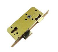 Cerradura Puerta Cerradura de puerta seguridad latón 4585, cuerpo silencioso doble lengüeta, manija habitación mecánica, accesorios bloqueo 45X75