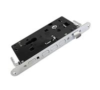Cerradura Puerta Metalica,Cerradura de Embutir Seguridad antirrobo mortaja puerta cerradura cuerpo universal accesorios de bloqueo de puertas de hardware 240 mm con 1 hoyo (Size : WITH HOOK)