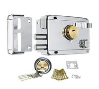 Cerradura puerta Seguridad para el hogar Seguro múltiple de Acero inoxidable Profesional Antirrobo Dormitorio Accesorio exterior resistente Trabajo pesado Suave(Con cerrojo)