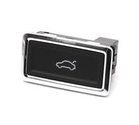 Cerradura Puerta Trasera Compatible Con Skoda Para Octavia 2013-2016 Para Superb 2008-2016 Accesorios Automóvil Interruptor Bloqueo Tapa Maletero Eléctrico Botón Pulsador 3vd959831(Chrome)