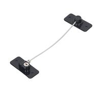 Cerradura Restrictora de Ventana, Cerradura de Seguridad para Ventana Finamente Elaborada, Protección Efectiva, Plástico Giratorio de 360 grados, Adhesivo sin Rastro para