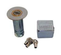 Cerradura seguridad K-5 para puerta metálica enrollable. Llave tubular. Fabricado en España.