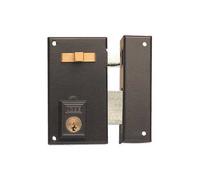 Cerradura sobreponer 56-a pintada 70 izquierda redondo YALE