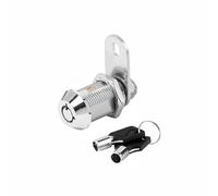 Cerradura tubular de 2.5 cm de aleación de zinc para buzón de seguridad, cerradura de leva con 2 llaves, cerradura de cilindro para buzón, caravana, cajón de puerta