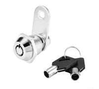 Cerradura tubular de leva de 16 a 30 mm para cerradura de giro versátil con 2 llaves para caja de almacenamiento, reemplazo seguro para máquina (30 mm)