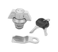 Cerradura Tubular Ms748-3a con Manija en T, Aleación de Zinc | Mecanismo de Leva Tubular, Núcleo Giratorio, Plata, para Buzones y Armarios de Almacenamiento