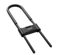Cerradura U/D de combinación reajustable de 4 dígitos - Puertas y terrazas francesas, cerradura antirrobo sin llave para puertas dobles/tienda/puerta de vidrio/bicicletas/motocicletas/cerraduras de
