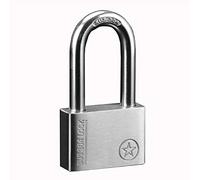 Cerraduras, Candado con llave de anillo bloqueo largo,Cerradura puerta seguridad antirrobo y a prueba herrumbre,Ancho del cuerpo la cerradura 30 mm40 mm50 mm60 mm,4 llaves(40x78mm)