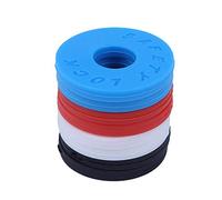 Cerraduras con correa (4 pares) - 2 rojos, 2 azules, 2 negras, 2 blancos