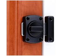 Cerraduras de baño Cerraduras giratorias Cerraduras de puerta, negro mate